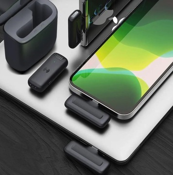 БЕСПРОВОДНОЙ МИКРОФОН IPHONE BLUETOOTH USB C ДЛЯ ТЕЛЕФОНА Android