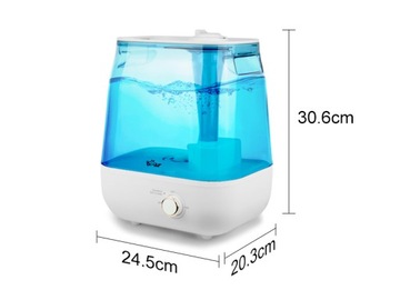 Увлажнитель с двойной насадкой объемом 6 л и ароматизатором