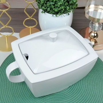 Lubiana Classic Set Service Service Service 60 EL для 18 человек квадратные тарелки