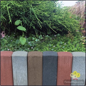 Бетонный частокол квадратный Графит 30 см