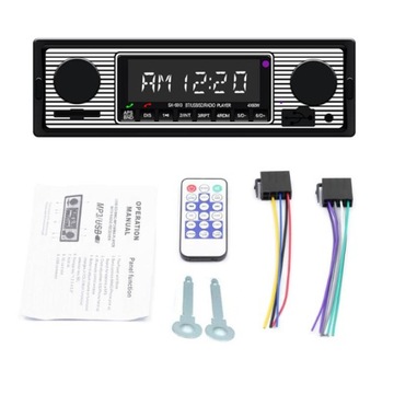 АВТОМОБИЛЬНОЕ РАДИО 1DIN SD USB BLUETOOTH МИКРОФОН