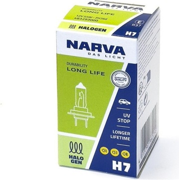 Żarówka H7 12V 55W Long Life Narva Germany