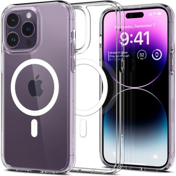 Etui Spigen Ultra Hybrid Mag do iPhone 14 Pro, pokrowiec zgodny z MagSafe