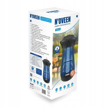 LAMPA OWADOBÓJCZA na komary muchy meszki owady NOVEEN 150M2 WODOODPORNA