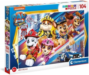 Clementoni Puzzle 104 el. Psi Patrol Super Color