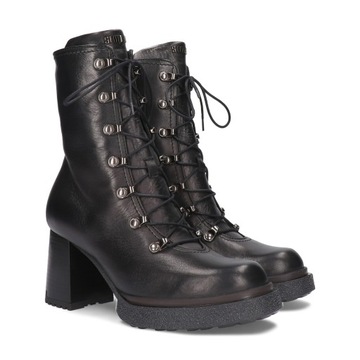 Botki damskie SIMEN 6433A czarny czarne r. 37