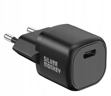 Silver Monkey Mini Ładowarka sieciowa PD 20W USB-C