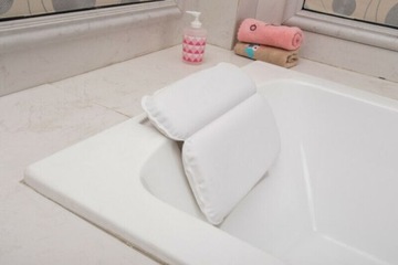 ВОДОНЕПРОНИЦАЕМАЯ ПОДУШКА ДЛЯ ВАННЫ РАССЛАБЛЯЮЩАЯ СПА ПОДГОЛОВНИК С ПРИСОСАМИ