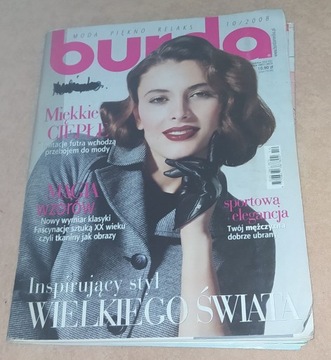 Burda moda&styl 10/2008 moda dla dzieci