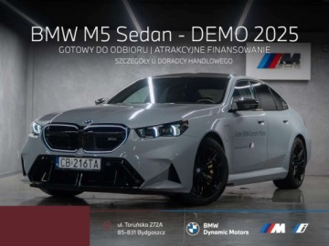 BMW Seria 5 G90-91 M Sedan 4.4 V8 727KM 2025 BMW M5 M5 Sedan 727 KM PHEV - DEMO 2025 - Pakiet Ultimate - Kamera 360 4.4