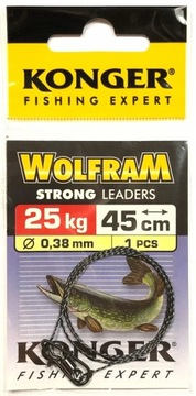 Konger Przypony Wolframowe 45cm/25kg (1 szt.)