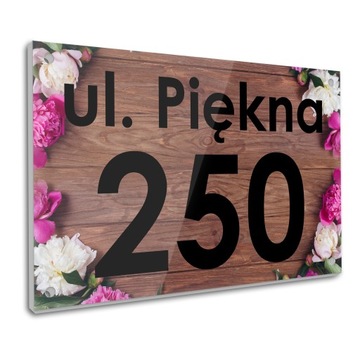 Tabliczka Tablica ADRESOWA Numer domu WZORY