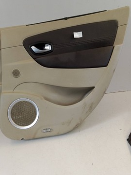 RENAULT SCENIC III TAPICERKA DRZWI PRAWY TYŁ