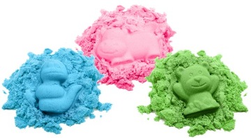 BibiMoon Kinetic Sand 3 кг НАБОР ПЕСОЧНЫХ ЯЩИКОВ ФОРМАТЫ