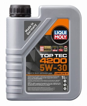 LIQ LM8972 OLEJ LIQUI MOLY 5W30 1L TOP TEC 4200 C2/C3 / SN/CF / 504.00 507.
