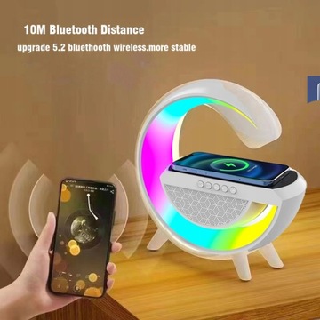 Bluetooth-динамик с беспроводным зарядным устройством