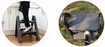 СКЛАДНАЯ ЛЕСТНИЦА ДЛЯ ИЗОГНУТОГО ТАБУРА 150 КГ