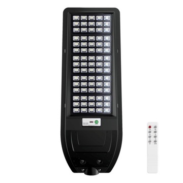 Solarna lampa uliczna LED VIA 200W/20000 mAh 3,2V 6000K IP54 + pilot zdalne