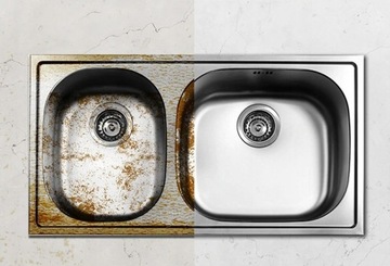 Меламиновая губка K2 Magic удаляет стойкие пятна.