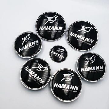 7szt BMW HAMANN Logo Przedniego Koła 82 82 4*68mm