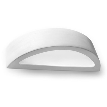 KINKIET CERAMICZNY ATENA BIAŁY ŚCIANA 0001 SOLLUX