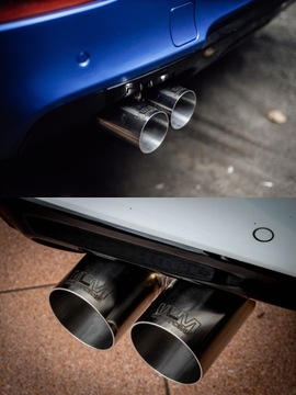 WLMcustoms Y-PIPE двойной выхлопной патрубок 2x70 мм