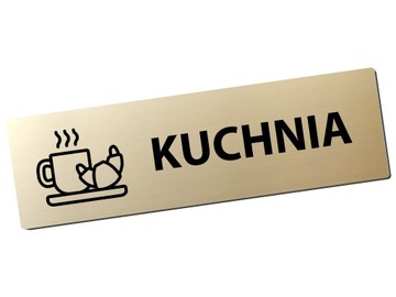 Самоклеящаяся вывеска КУХНЯ различный дизайн 20х6