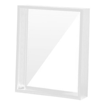 Рамка для теней, деревенский прессованный сушеный цветок, фоторамка, сушеный белый