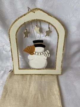 КУЛОН Снеговик 22х18см + сумка