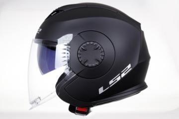 LS2 VERSO MATT BLACK OF570 ОТКРЫТЫЙ ШЛЕМ матовый