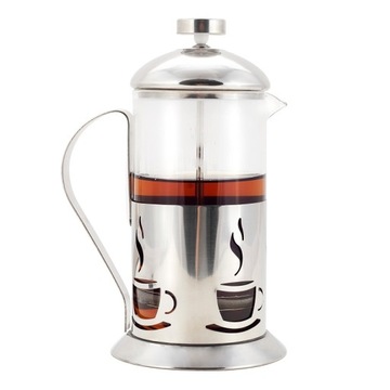 ZAPARZACZ DZBANEK Szklany do HERBATY KAWY ZIÓŁ French Press 1L OFENBACH