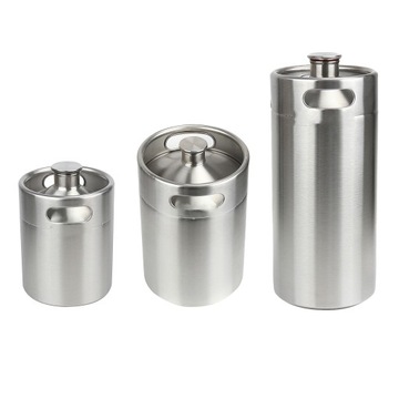 2л 4л 5л мини-бочка из нержавеющей стали Growler