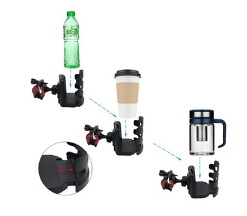 ДЕРЖАТЕЛЬ ВЕЛОСИПЕДНОЙ КОРЗИНЫ ДЛЯ БУТЫЛКИ, КОФЕЙНОЙ КРУЖКИ, РЕГУЛИРОВКА