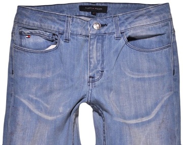 TOMMY HILFIGER spodnie REGULAR blue jeans LONDON _ W27 L32