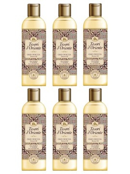 Olejek kąpieli TESORI D'ORIENTE Olio Doccia Olej tsubaki i ryżowy 6x 250 ml