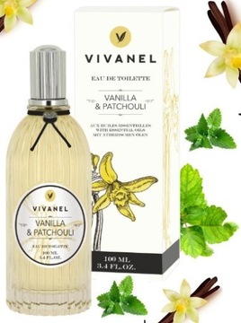 Woda toaletowa VIVANEL Wanilia i Patchouli, 100ml