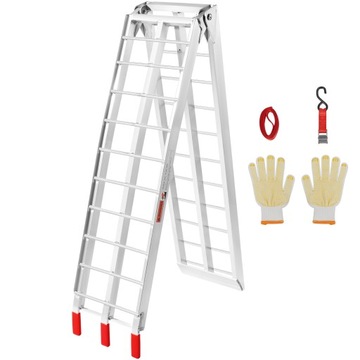 VEVOR Rampy Załadunkowe Aluminiowa Nośność 750LB 1 Szt Opakowanie 15LB
