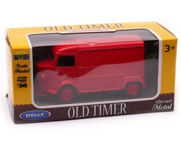Citroen Type H 1:34-39 модель Welly красный