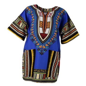 Unisex tradycyjna afrykańska nadruki sukienka