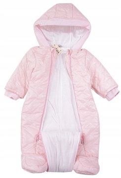 KOMBINEZON ZIMOWY OCIEPLANY piękny 68cm L128C