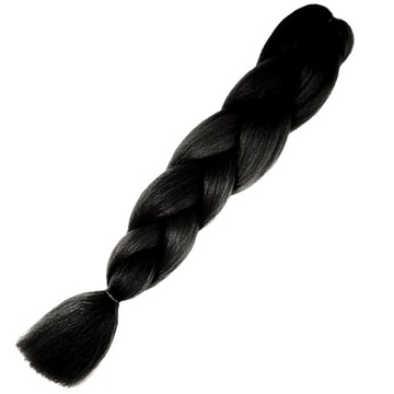 L185 черный синтетические волосы косы группа