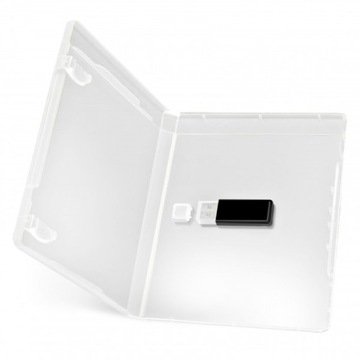 Amaray Pudełko Clear format BluRay na 1 Pendrive