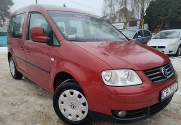 Volkswagen Caddy III Kombi 1.9 TDI 75KM 2007 Volkswagen Caddy Life Osobowy Klimatyzacja 2 kpl. Kol Okazja 1.9 Diesel, zdjęcie 4