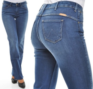 WRANGLER regular straight SARA proste BLUE W26 L32