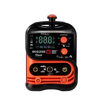ИНВЕРТОРНЫЙ СВАРОЧНЫЙ АППАРАТ FLUX MMA MIGOMAT 250A ПОЛУАВТОМАТИЧЕСКИЙ ШЛЕМНЫЙ ЭЛЕКТРОД