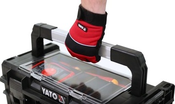 YATO ИНСТРУМЕНТАЛЬНЫЙ КЕЙС 45Х26Х24 СИСТЕМА С ВОЗМОЖНОСТЬЮ КОМБИНИРОВАНИЯ