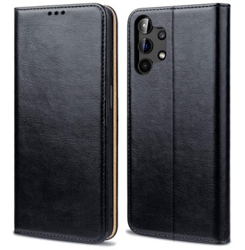 Etui CASE SKÓRZANE MAGNET PORTFEL do Samsung Galaxy A13 4G + SZKŁO