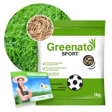 TRAWA SPORTOWA BOISKOWA SAMOZAGĘSZCZAJACA ODPORNA NA DEPTANIE GREENATO 3KG