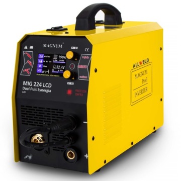 СВАРОЧНЫЙ ПОЛУАВТОМАТ MAGNUM MIG 224 LCD DUAL PULSE SYNERGY MMA TIG 200A