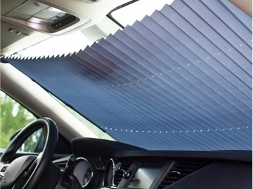 БЕСПЛАТНО# Рулонная штора-гармошка с защитой от солнца 155х70см